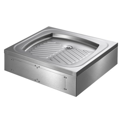 Floorstanding Stainless Steel Shower Tray Floorstanding Stainless Steel Shower Tray