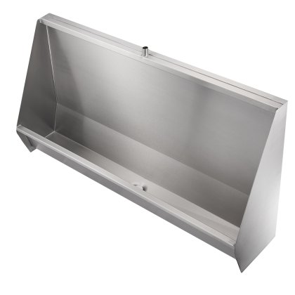 Classic Stainless Steel Wall Hung Urinals 900mm To 2400mm Long Classic Stainless Steel Wall Hung Urinals 900mm To 2400mm Long