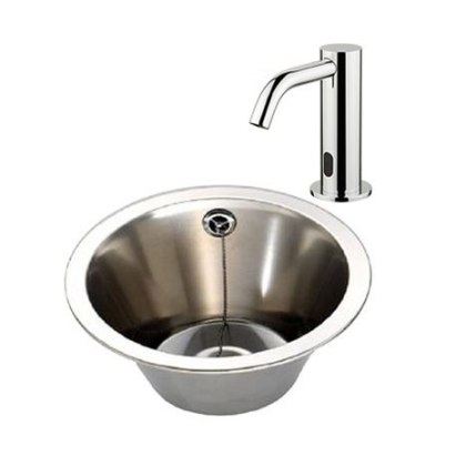 Stainless Steel Inset Wash Bowl With Sensor Tap Stainless Steel Inset Wash Bowl With Sensor Tap