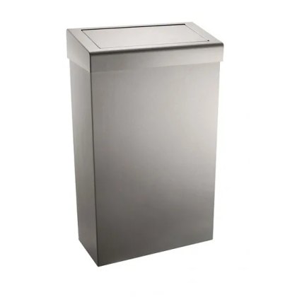 Stainless Steel Flap Lid 30L Waste Bin Stainless Steel Flap Lid 30L Waste Bin