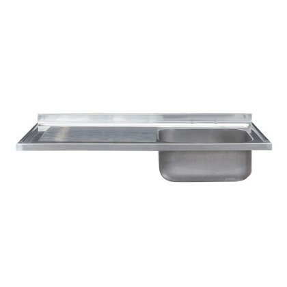 1200mm Single Bowl Single Drainer Catering Sink Top 600mm Projection 1200mm Single Bowl Single Drainer Catering Sink Top 600mm Projection