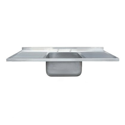 1500mm SBDD Single Bowl Double Drainer Catering Sink Top 600mm Projection 1500mm SBDD Single Bowl Double Drainer Catering Sink Top 600mm Projection