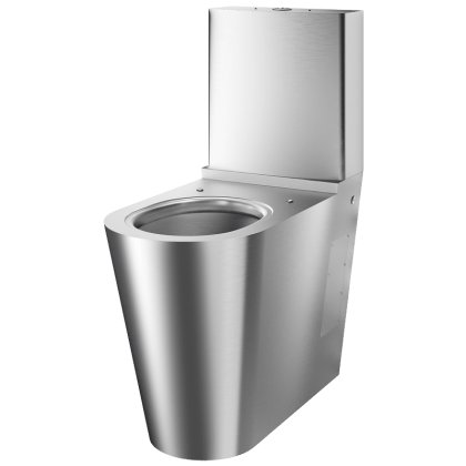 Accessible Close Coupled Toilet - Stainless Steel Accessible Close Coupled Toilet - Stainless Steel
