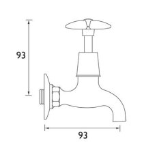 Cross Head Wall Mounted Bib Taps Cross Head Wall Mounted Bib Taps
