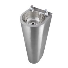 Adult Height Floor Standing Round Wash Basin Adult Height Floor Standing Round Wash Basin