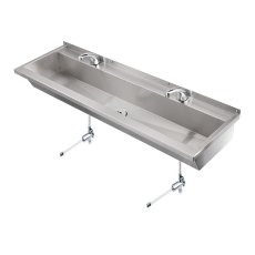 Hand Wash Troughs With Knee Operated Taps Hand Wash Troughs With Knee Operated Taps