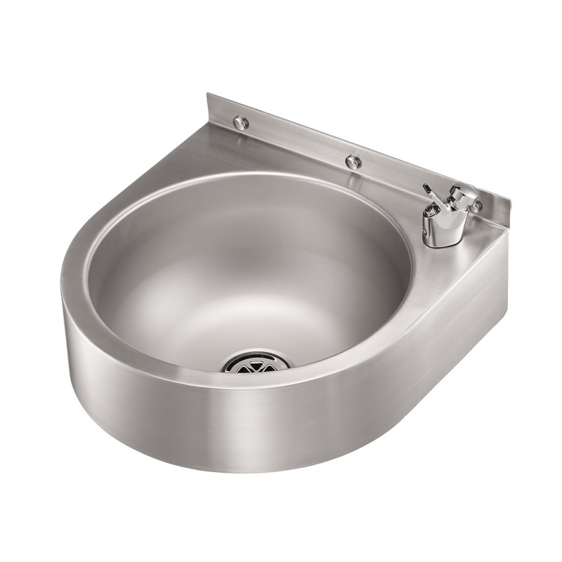 Round front drinking fountain