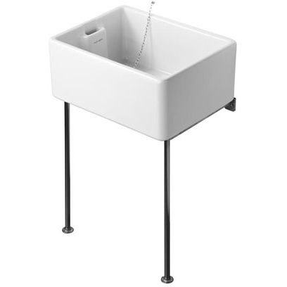 Butlers Sinks in Two Sizes With Legs Brackets and Waste Butlers Sinks in Two Sizes With Legs Brackets and Waste