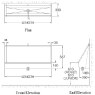 Vandal Resistant Wall Hung Trough Urinal 2400mm Vandal Resistant Wall Hung Trough Urinal 2400mm